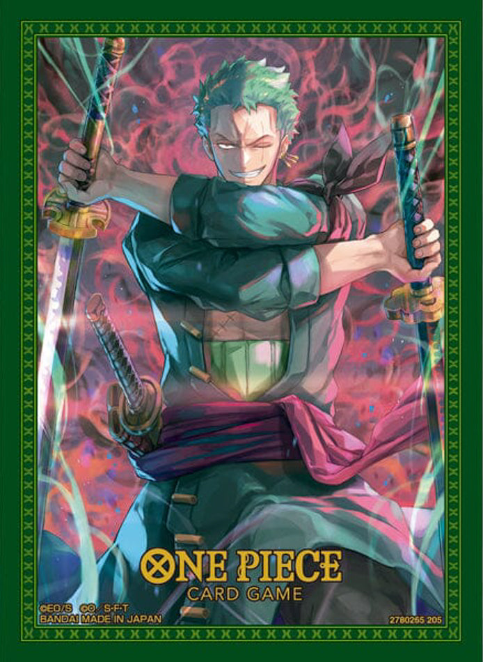 Official Card Sleeves for One Piece - Zoro (Set 11) Don Games Official Card Sleeves for One Piece - Zoro (Set 11) Don Games