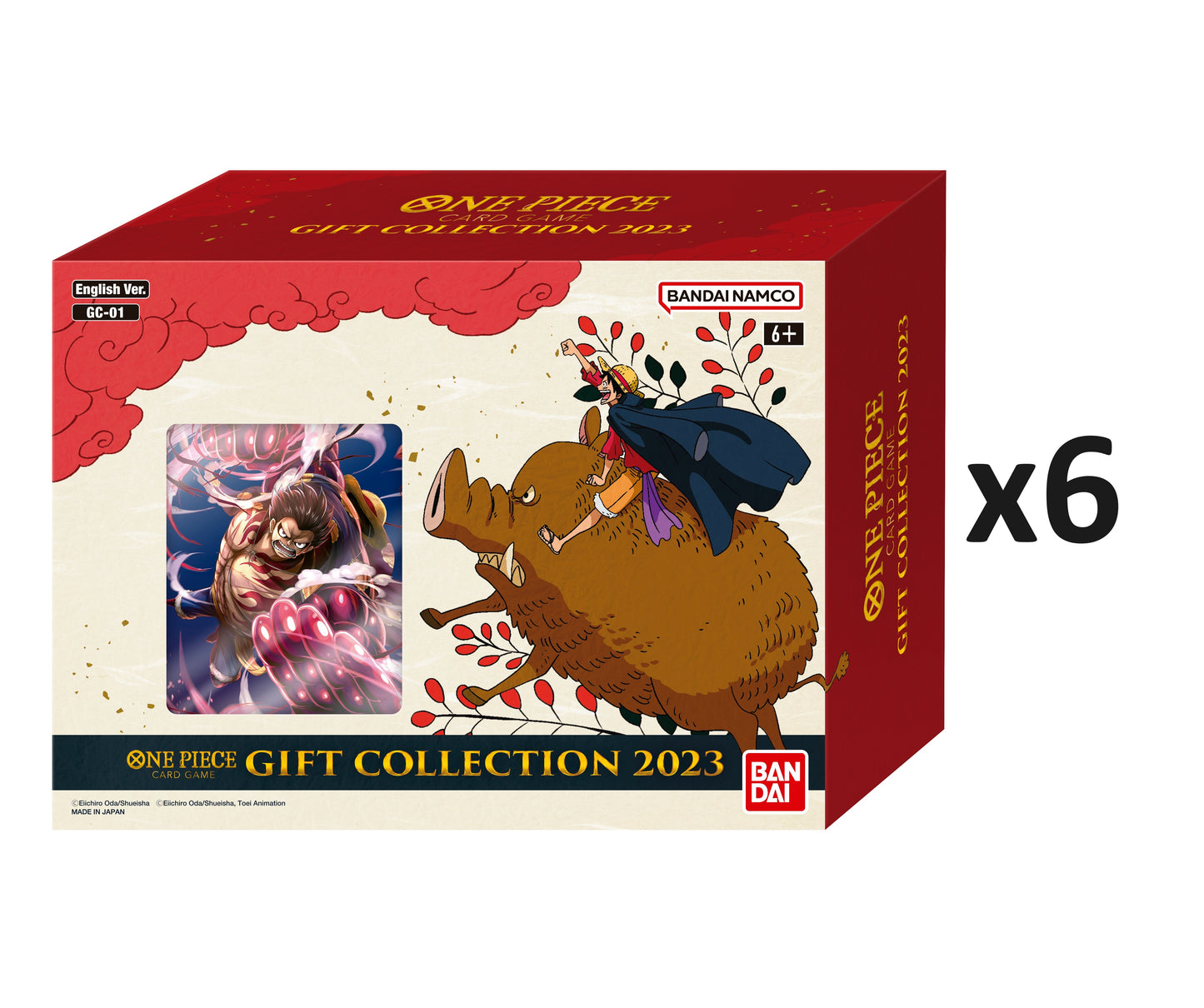 One Piece Card Game Gift Collection 2023 (GC-01) x6