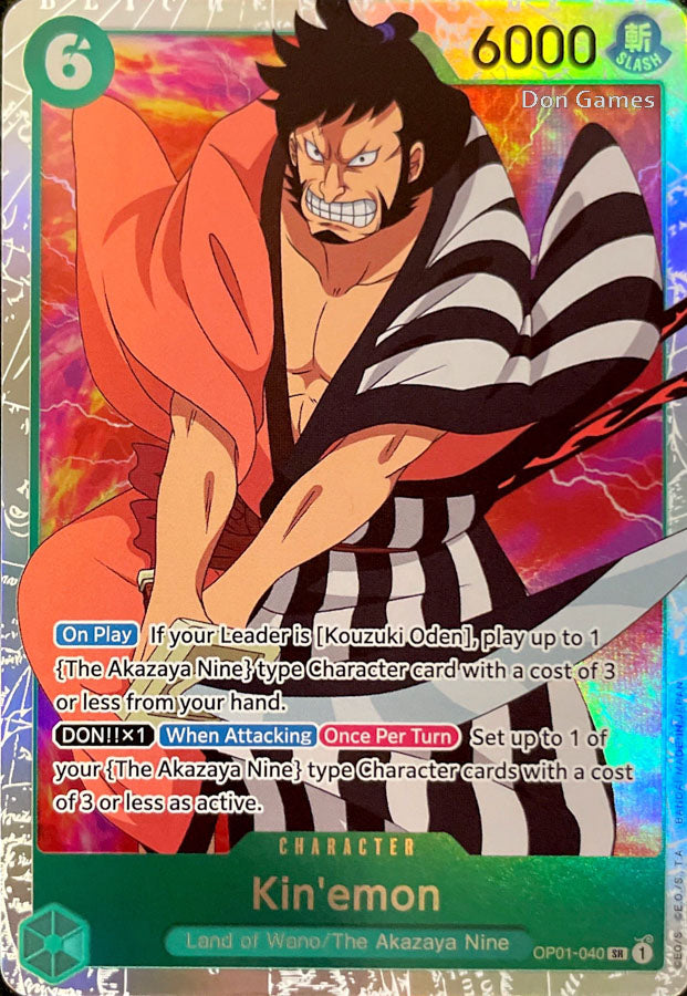 OP01-040 Kin'emon Character Card