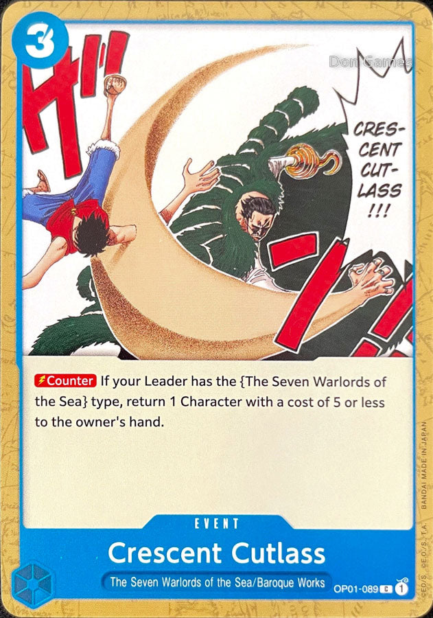 OP01-089 Crescent Cutlass Event Card