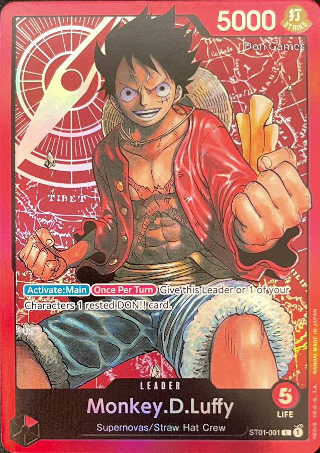  One Piece Card Bustine Protettive S1 Monkey D.Luffy 70pz