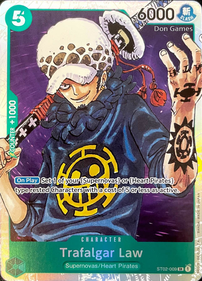ST02-009 Trafalgar Law Character Card