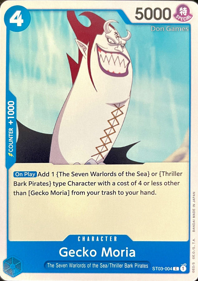 ST03-004 Gecko Moria Character Card