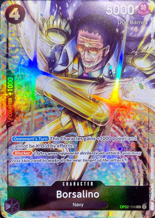 OP02-114 Borsalino Character Card Alternate Art