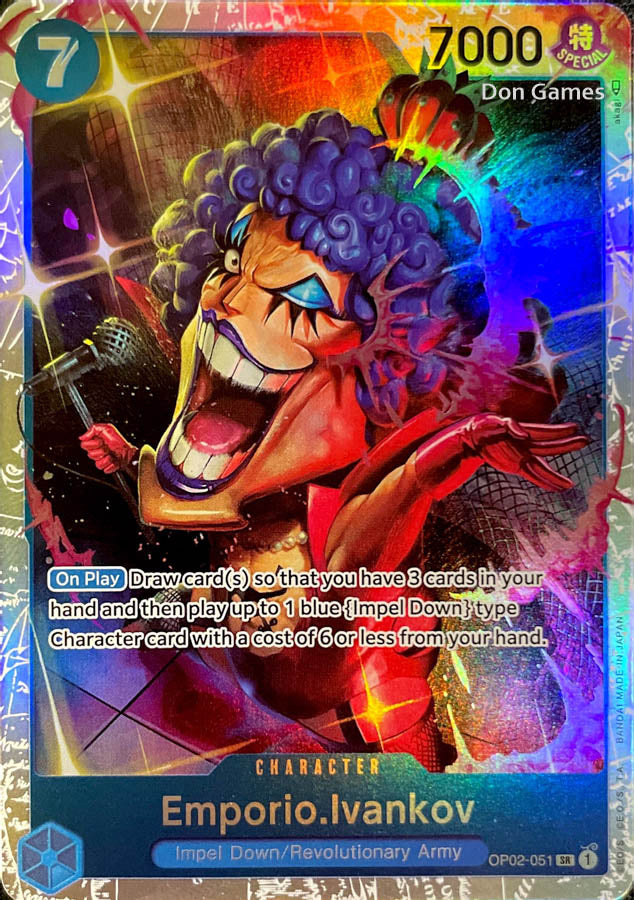 OP02-051 Emporio. Ivankov Character Card Don Games OP02-051 Emporio. Ivankov Character Card Don Games
