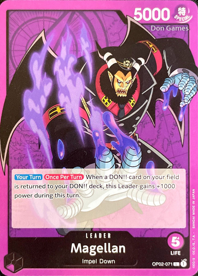 OP02-071 Magellan Leader Card Don Games OP02-071 Magellan Leader Card Don Games