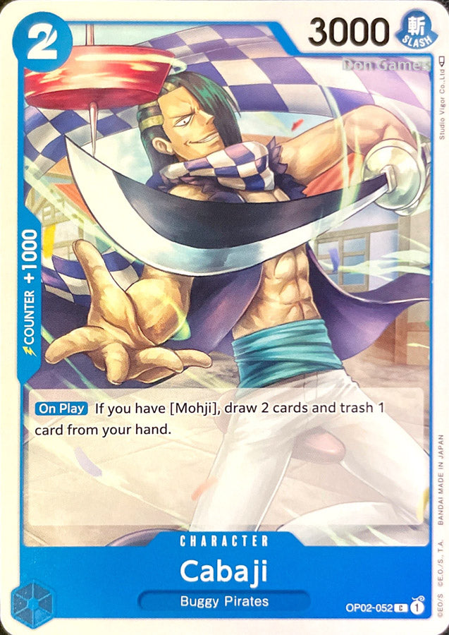 OP02-052 Cabaji Character Card – Don Games
