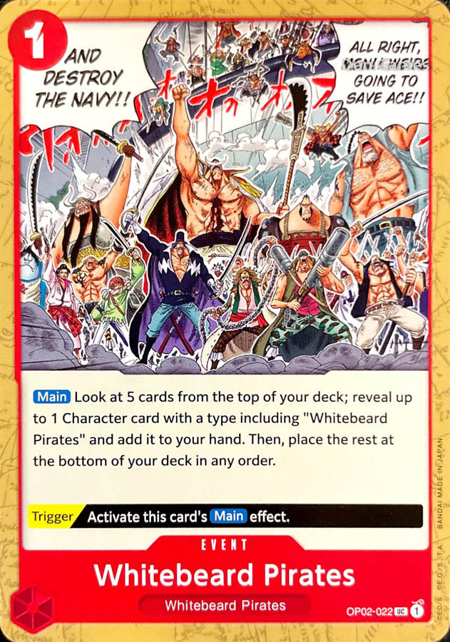 OP02-022 Whitebeard Pirates Event Card