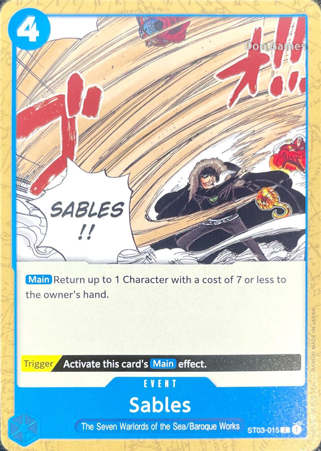 ST03-015 Sables Event Card Revised Version