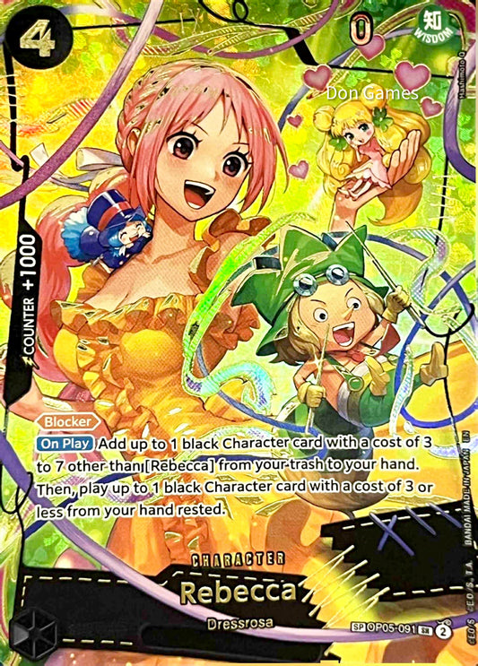 OP05-091 Rebecca Character Card Special Alternate Art (PRB-02)