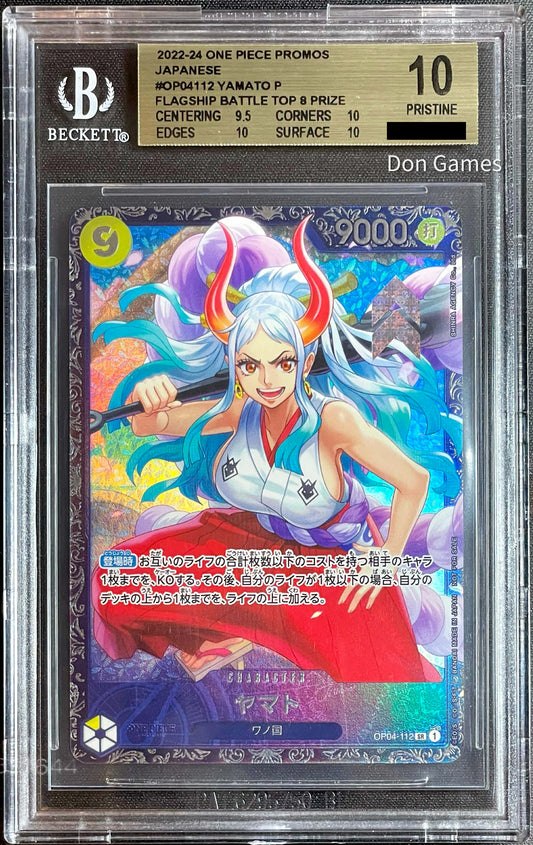 BGS 10 Pristine [JPN] OP04-112 Yamato Character Card Alternate Art Flagship Battle Top 8