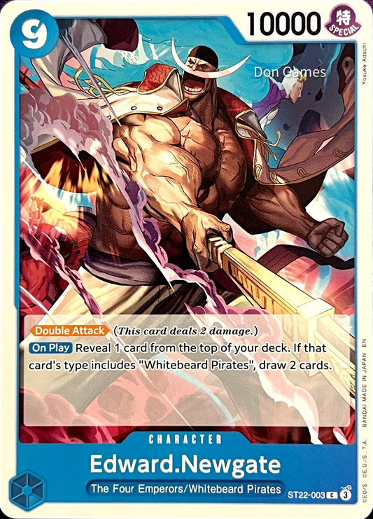 ST22-003 Edward. Newgate Character Card