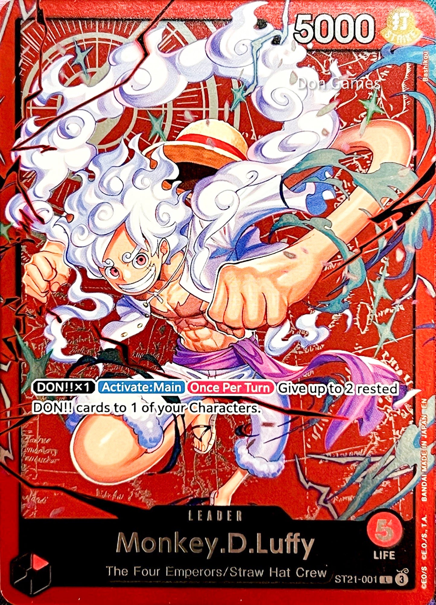 ST21-001 Monkey. D. Luffy Leader Alternate Art Learn Together Set