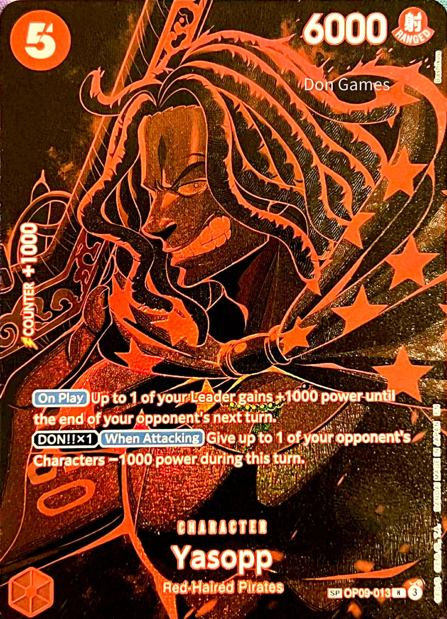 OP09-013 Yasopp Character Card Special Alternate Art
