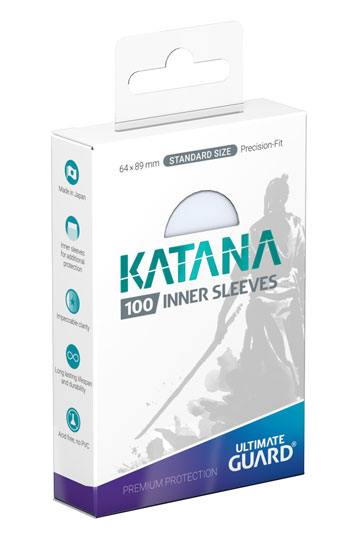 Ultimate Guard Katana Standard Size Inner Sleeves Transparent 100 Pack