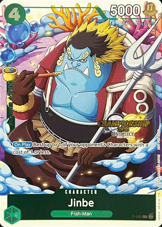 P-063 Jinbe Character Card Promo CS 2024