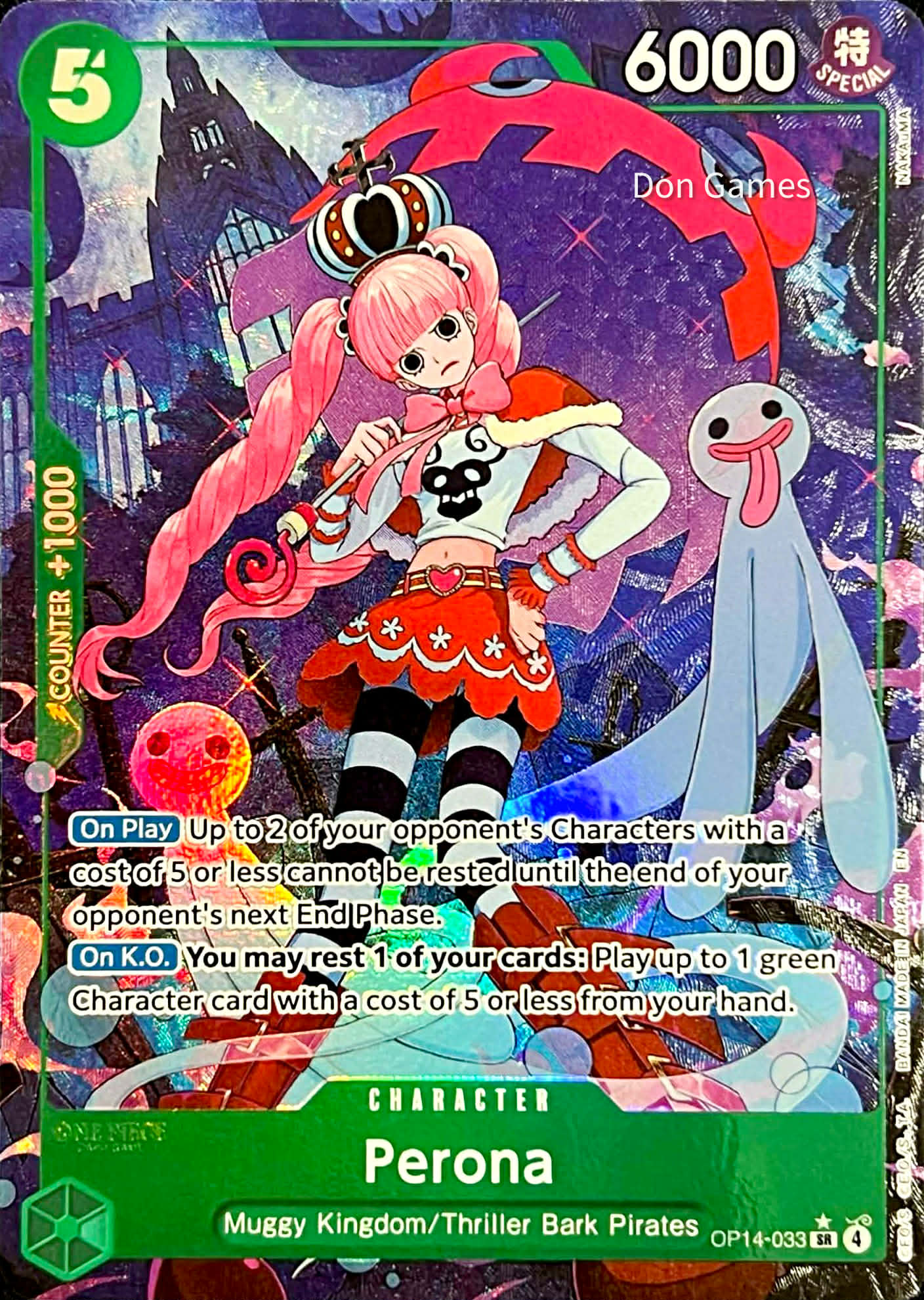 OP14-033 Perona Character Card Alternate Art
