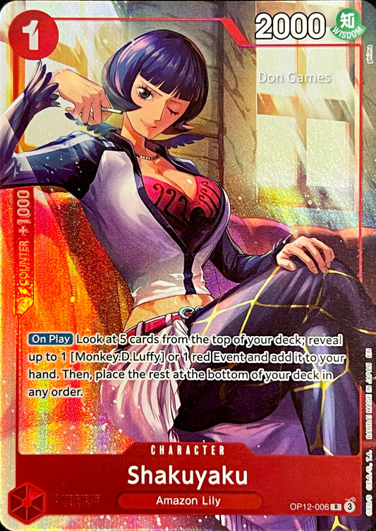 OP12-006 Shakuyaku Character Card Alternate Art Best Selection Vol. 5