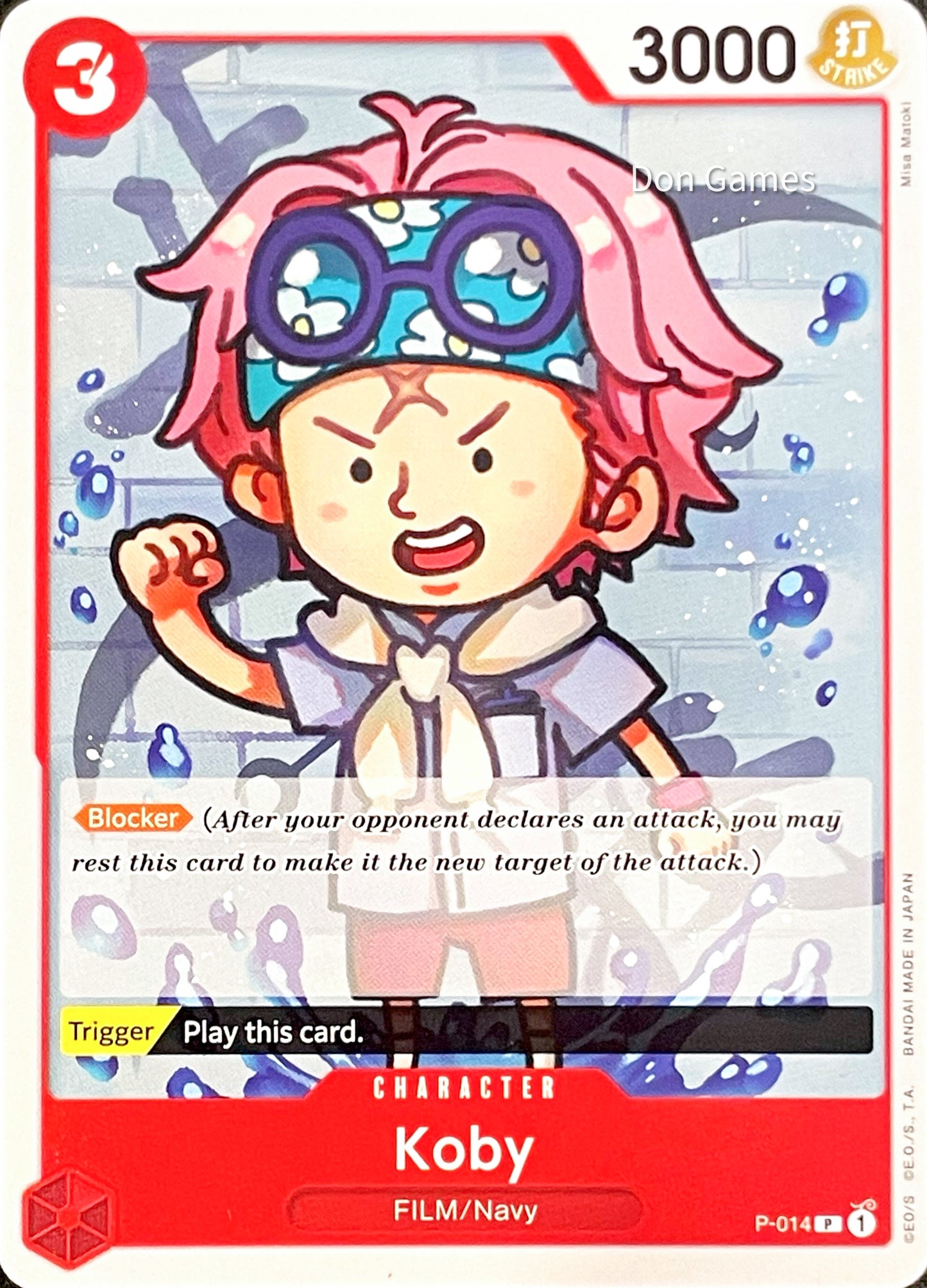 P-014 Koby Character Card Reprint