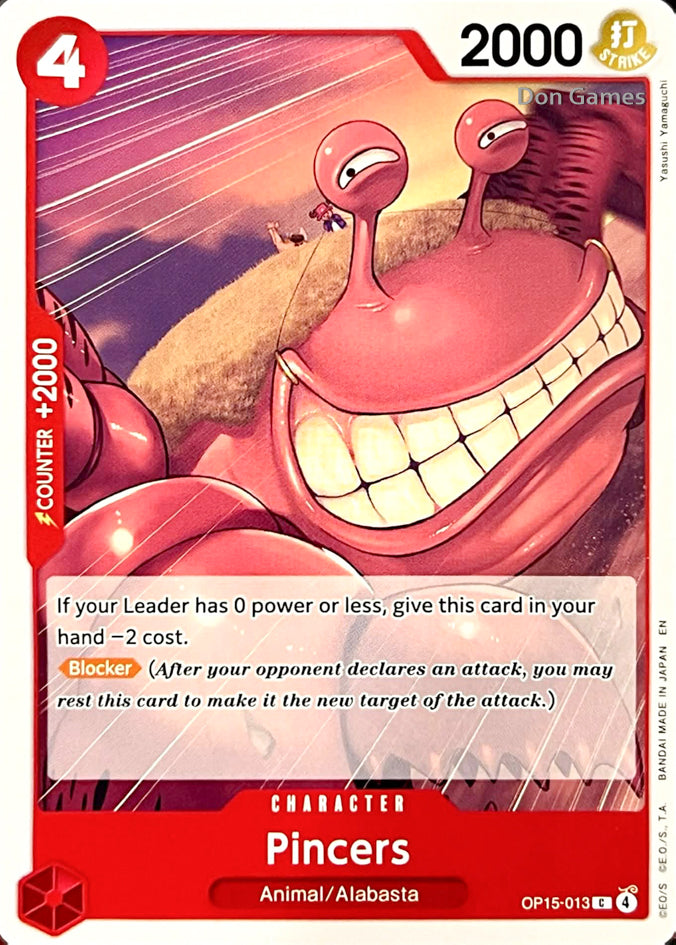 OP15-013 Pincers Character Card