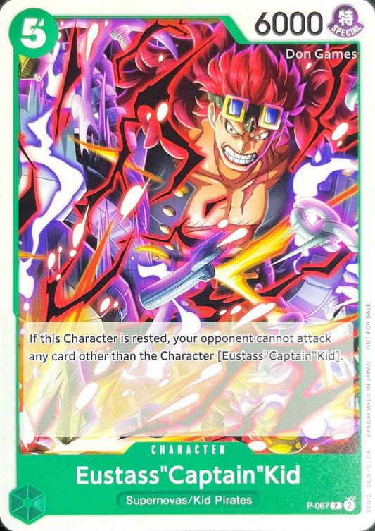 P-067 Eustass" Captain" Kid Character Card Promo