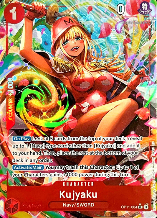 OP11-004 Kujyaku Character Card Alternate Art