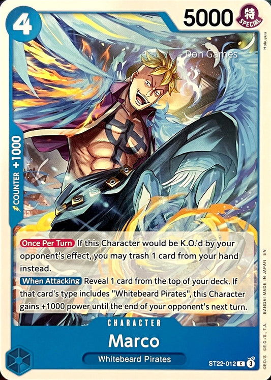 ST22-012 Marco Character Card