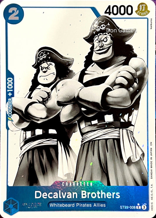 ST22-008 Decalvan Brothers Character Card Alternate Art