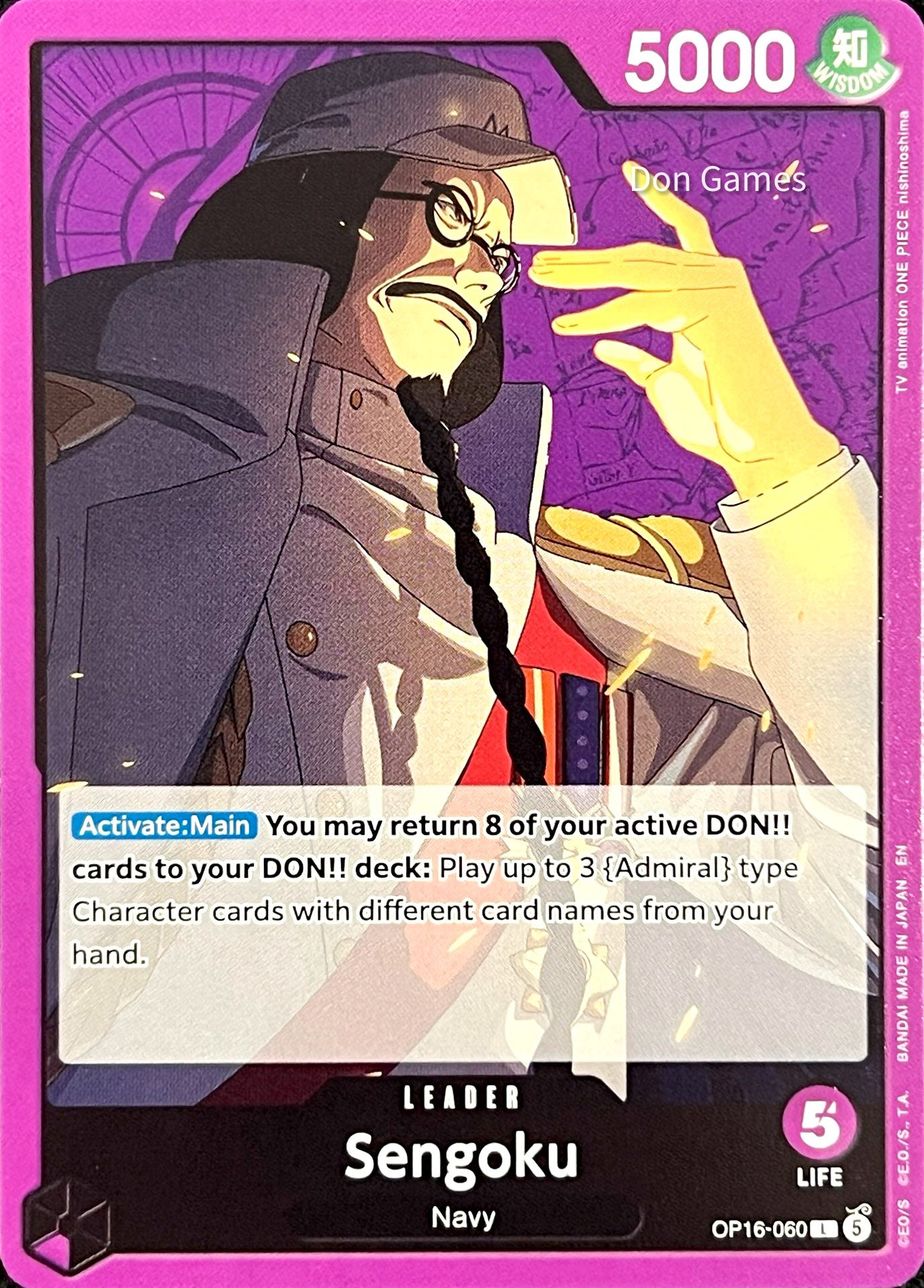 OP16-060 Sengoku Leader Card