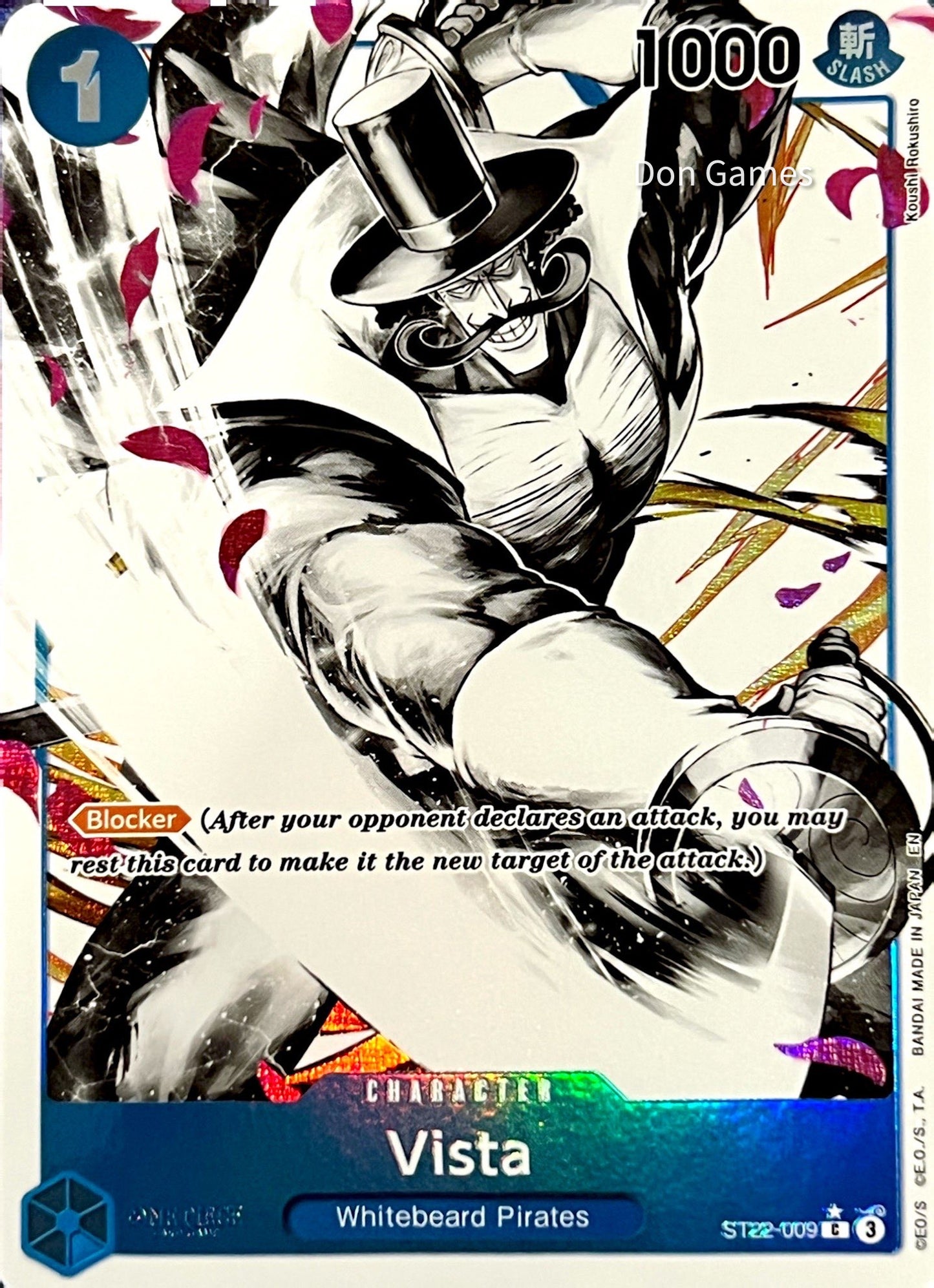 ST22-009 Vista Character Card Alternate Art