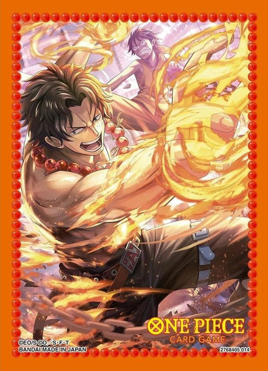 Official Card Sleeves for One Piece - Portgas D. Ace (Set 10)