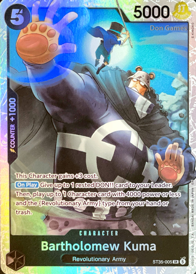 ST35-005 Bartholomew Kuma Character Card