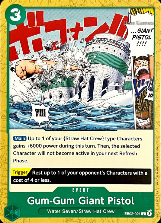 EB02-021 Gum-Gum Giant Pistol Event Card