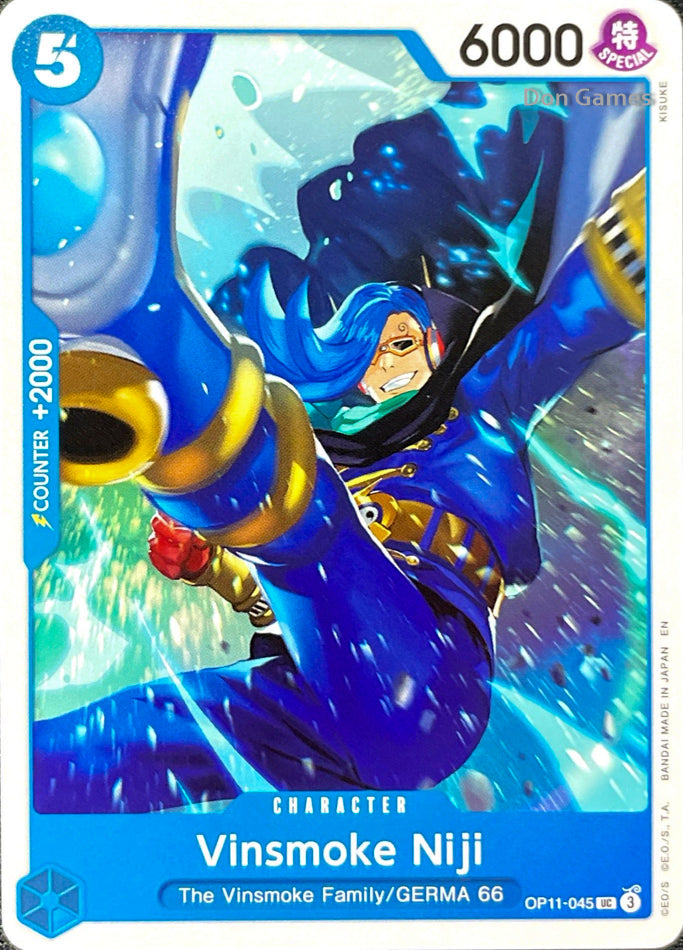 OP11-045 Vinsmoke Niji Character Card