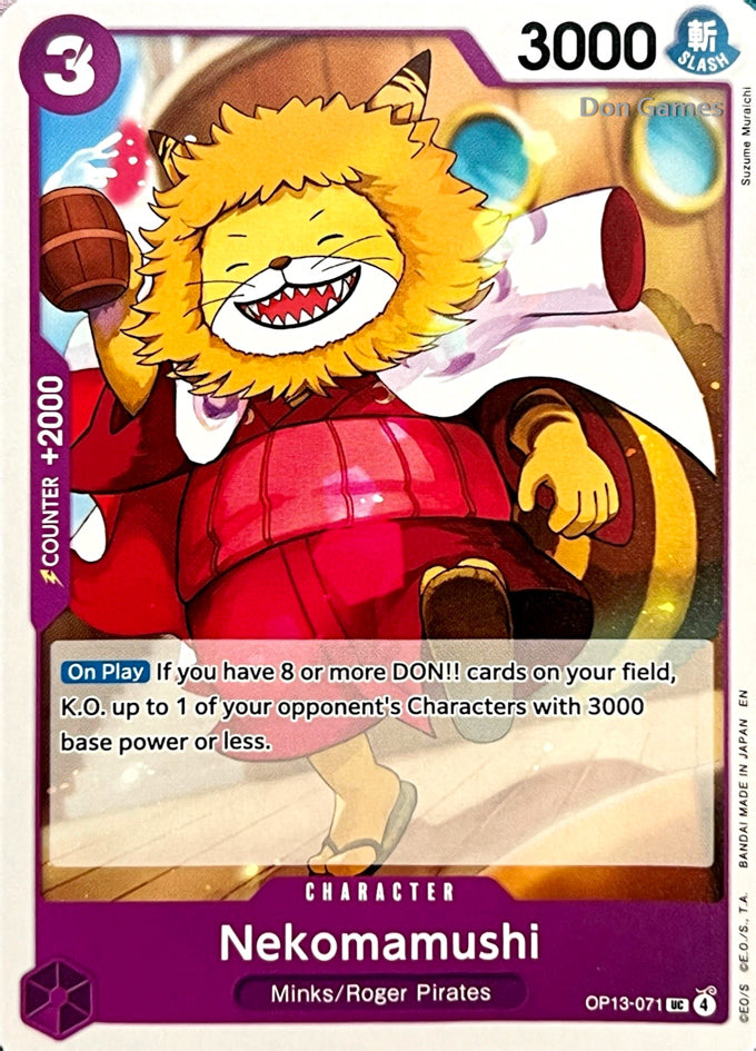 OP13-071 Nekomamushi Character Card