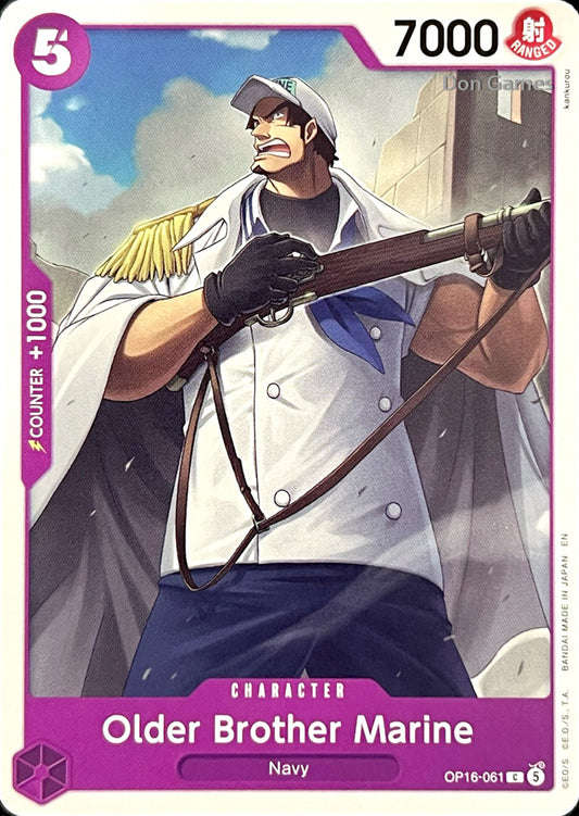 OP16-061 Older Brother Marine Character Card