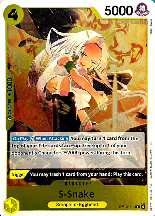 OP13-114 S-Snake Character Card