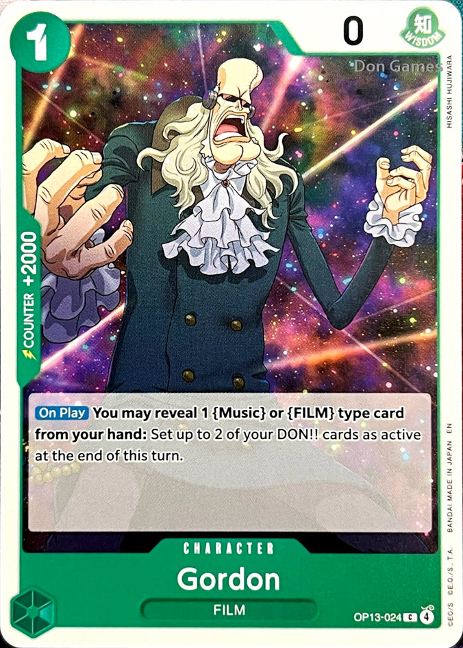 OP13-024 Gordon Character Card