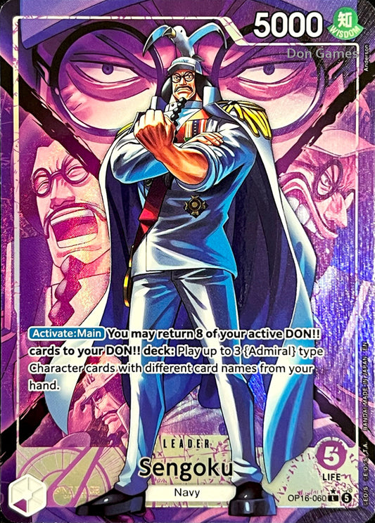 OP16-060 Sengoku Leader Card Alternate Art