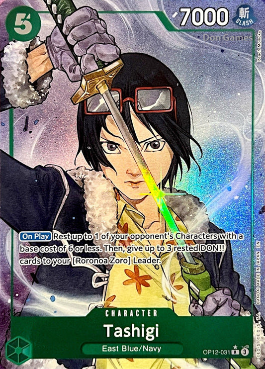 OP12-031 Tashigi Character Card Alternate Art