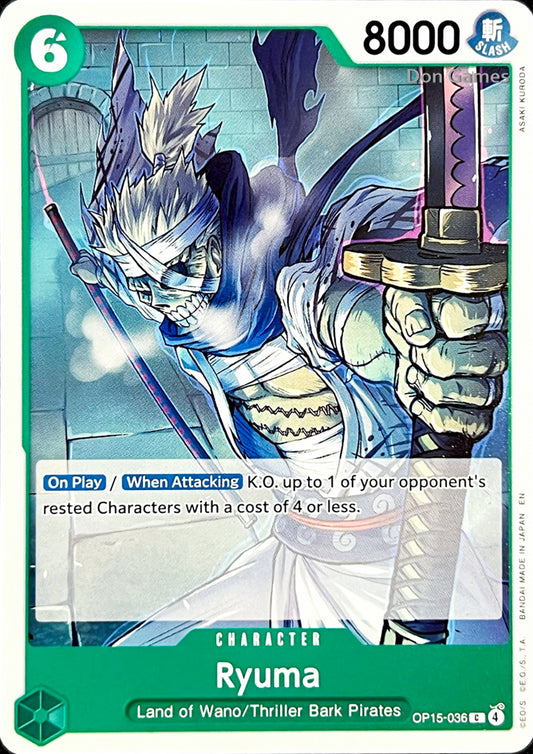 OP15-036 Ryuma Character Card