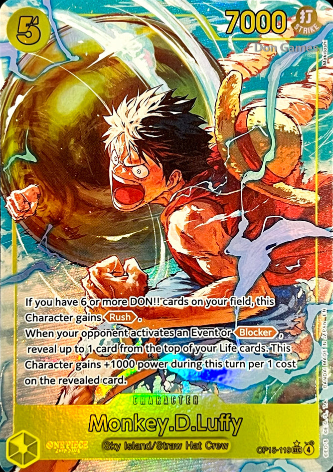 OP15-119 Monkey. D. Luffy Character Card Alternate Art