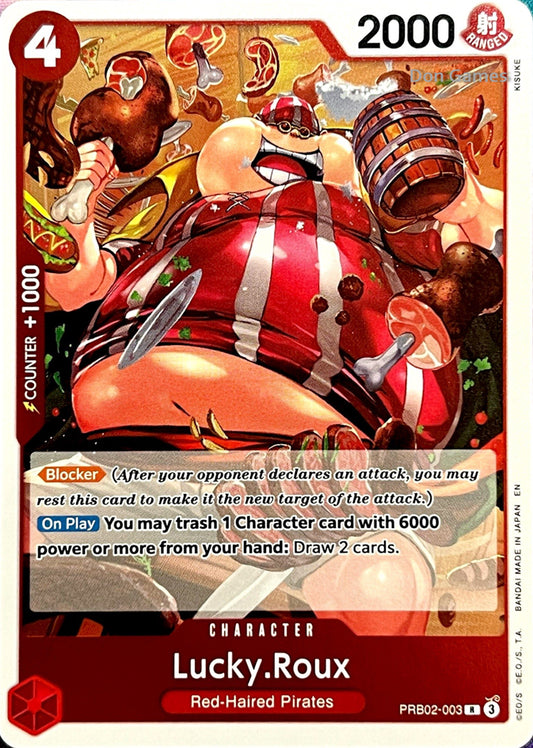 PRB02-003 Lucky. Roux Character Card