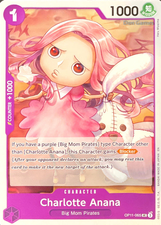 OP11-065 Charlotte Anana Character Card