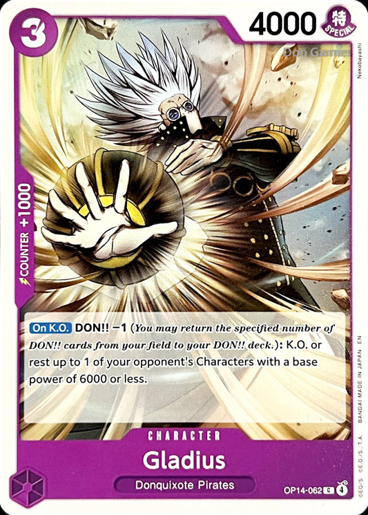 OP14-062 Gladius Character Card