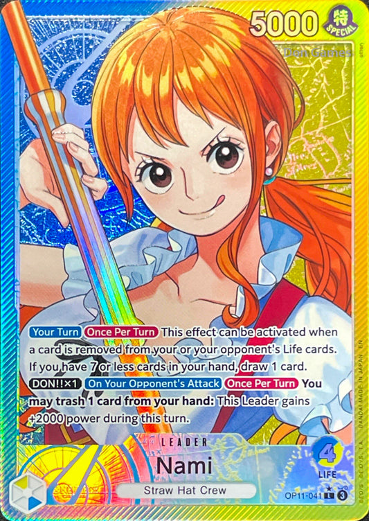 OP11-041 Nami Leader Card Alternate Art