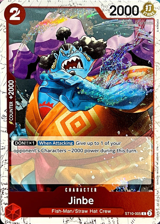 ST10-005 Jinbe Character Card Textured Foil