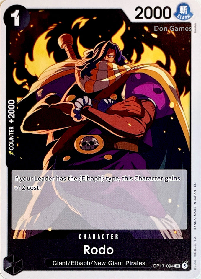 OP17-094 Rodo Character Card