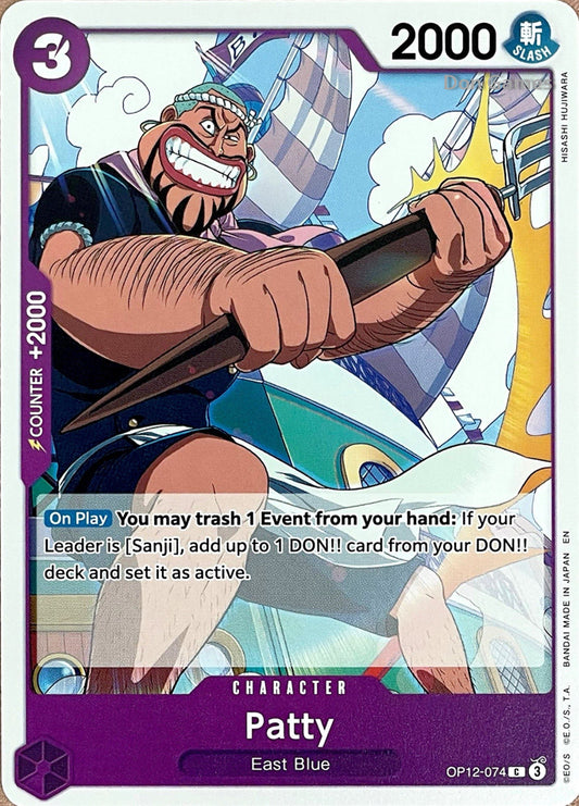 OP12-074 Patty Character Card