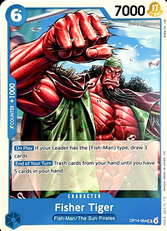 OP14-054 Fisher Tiger Character Card